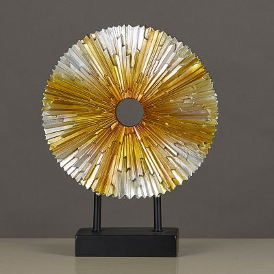 Round Birds Figurine  Furnishing Decor