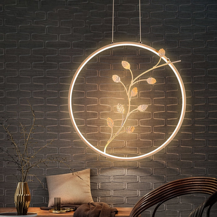 White Color Aluminum Modern Led Pendant Lights