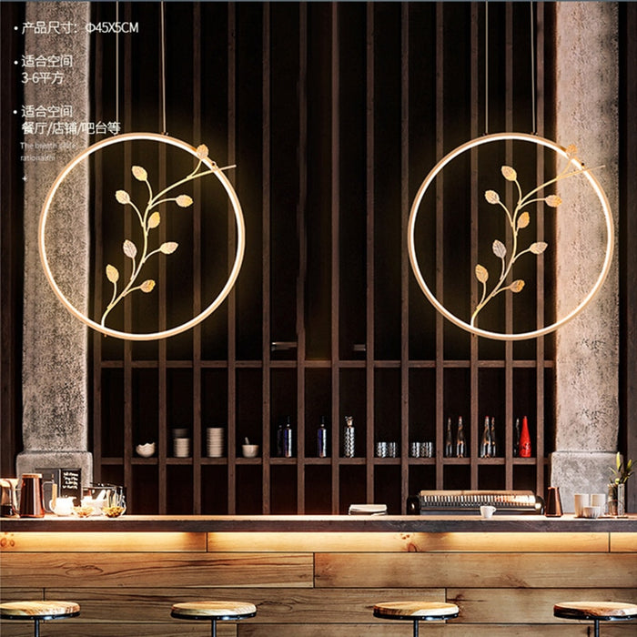 White Color Aluminum Modern Led Pendant Lights