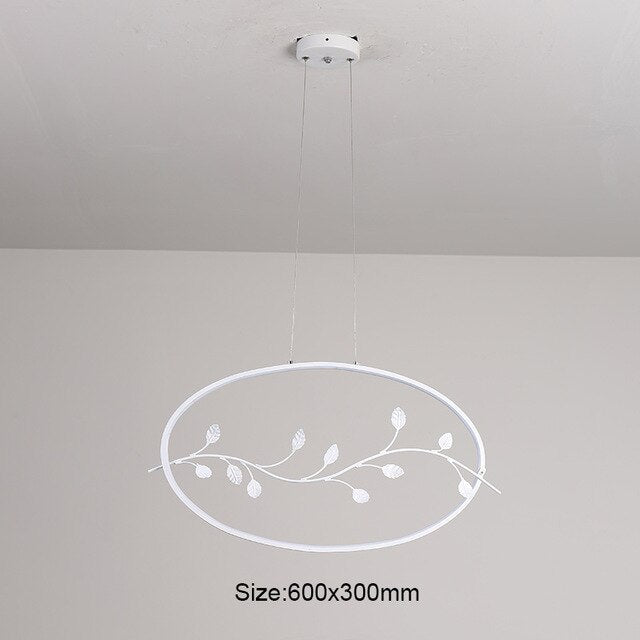White Color Aluminum Modern Led Pendant Lights
