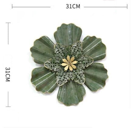 Iron Wall Hanging 3D Stereo Flowers Crafts