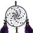 Purple Dream Catcher Feather Crafts Wind Chimes